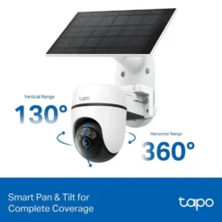 TP-Link Tapo C610 Solcellsdriven Pan/Tilt övervakningskamera