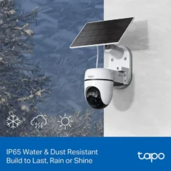 TP-Link Tapo C610 Solcellsdriven Pan/Tilt övervakningskamera