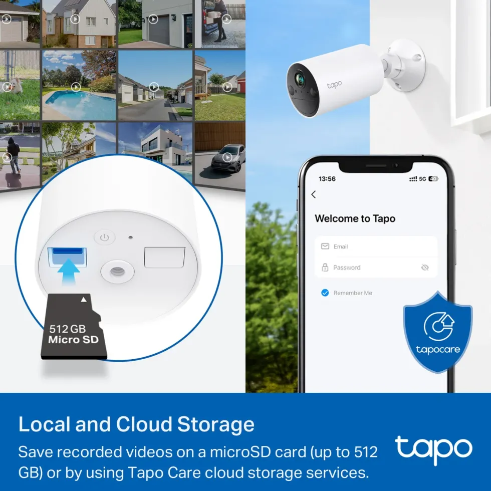 TP-Link Tapo C410 Solcellsdriven övervakningskamera