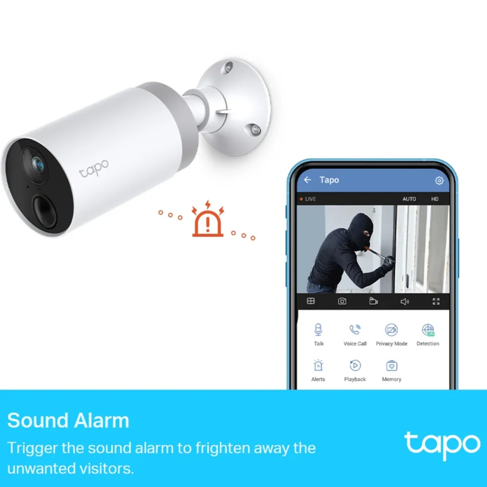 TP-Link Tapo C400S2 Trådlös övervakningskamera 2-pack