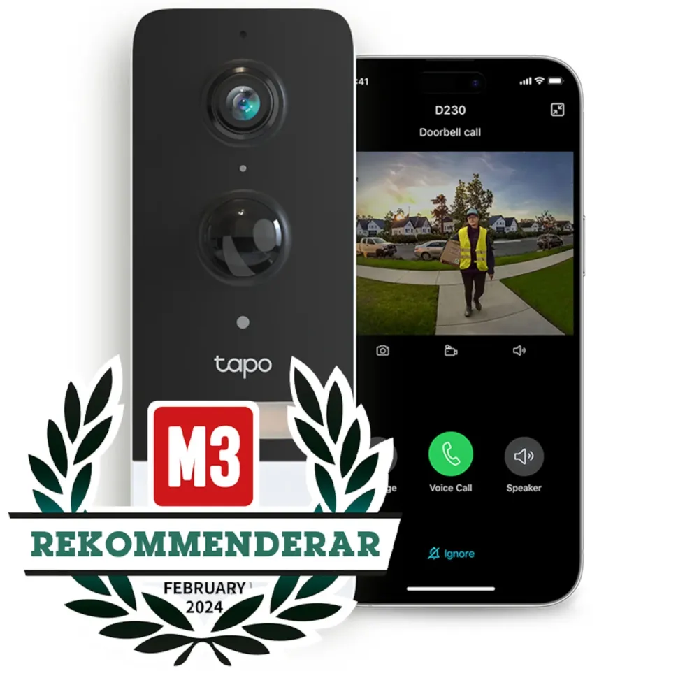 TP-Link Tapo D230S1 Smart Dörrklocka