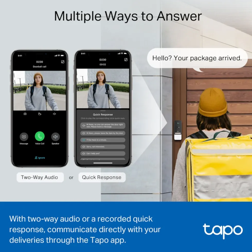TP-Link Tapo D230S1 Smart Dörrklocka