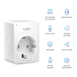 TP-Link Tapo Mini Smart Wifi Fjärrströmbrytare 4-pack