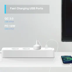 TP-Link Tapo P300 Smart grenuttag med USB-portar