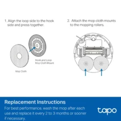 TP-Link Tapo RVA310 moppdukar för robotdammsugare 6-pack