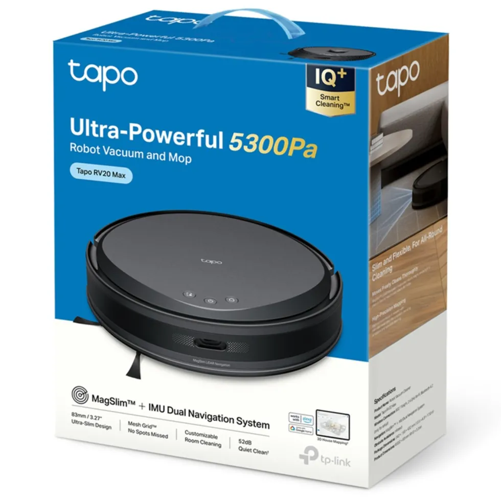 TP-Link Tapo RV20 Max Robotdammsugare
