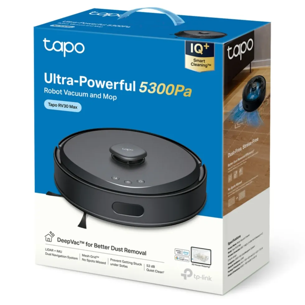 TP-Link Tapo RV30 Max Robotdammsugare
