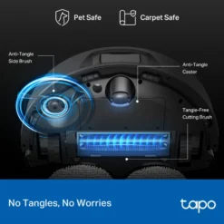 TP-Link Tapo RV50 Pro Omni – Robotdammsugare med basstation