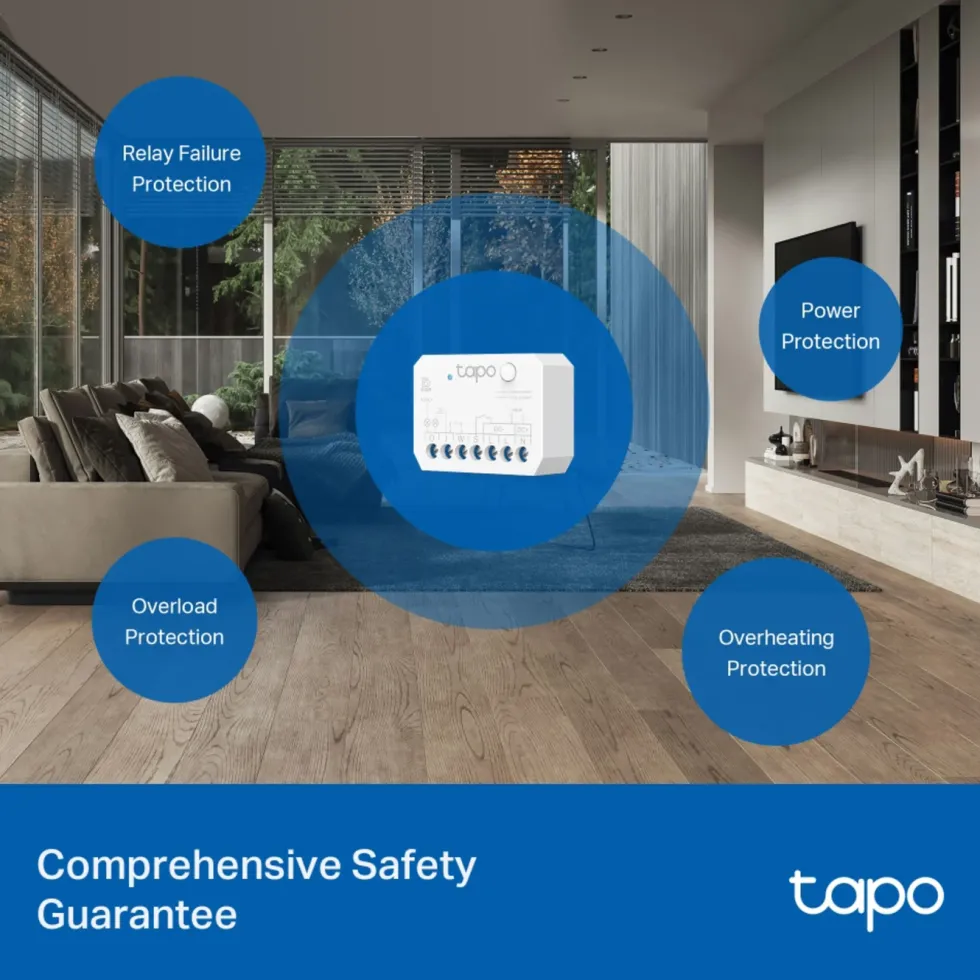 TP-Link Tapo S110E Smart Switch-modul Wifi, Bluetooth, Matter