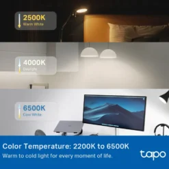 TP-Link Tapo Smart RGB LED-lampa 1100 lumen E27