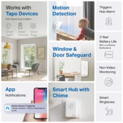 TP-Link Tapo T30 KIT – Smarta sensorer för ett tryggare och bekvämare hem