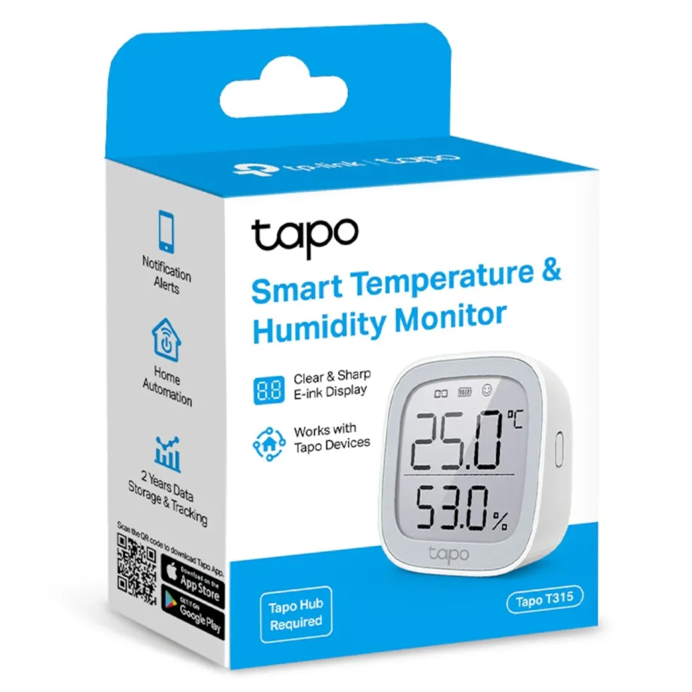 TP-Link Tapo T315 Smart Termometer och hygrometer