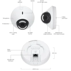 Ubiquiti G5 Dome – PoE-övervakningskamera