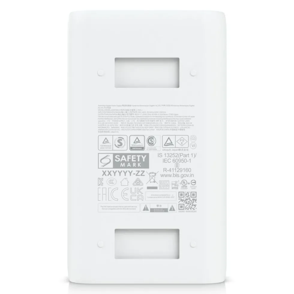 Ubiquiti POE-injektor U-POE++ 48 V 60 W