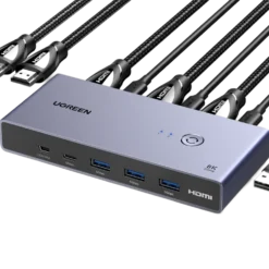 Ugreen 8K HDMI KVM-switch för 2 datorer