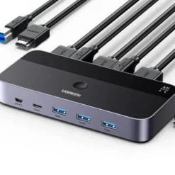 Ugreen 4K HDMI KVM-switch med USB 3.0 för 2 datorer