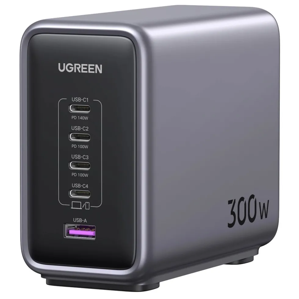 Ugreen Kraftfull Multiladdare 5 portar 300 W
