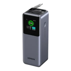 Ugreen Nexode powerbank 20 000 mAh 165 W med inbyggd kabel