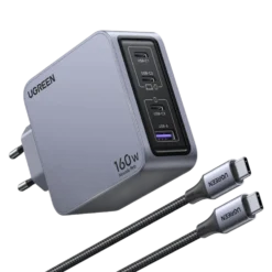 Ugreen Nexode Pro 160 W GaN-laddare med 4 portar
