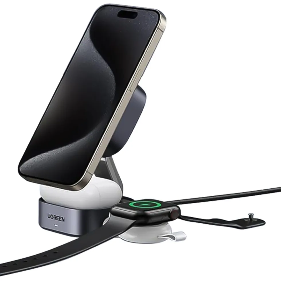 Ugreen Qi2 2-i-1 laddare