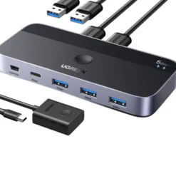 Ugreen USB 3.0-switch för delning av USB-enheter mellan två datorer