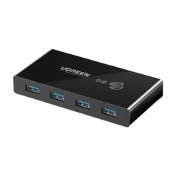 Ugreen USB 3.0-switch med 4 portar för två datorer