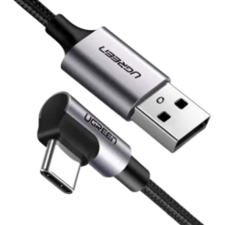 Ugreen Vinklad USB-C till USB-A-kabel 2 m