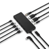 Unisynk USB-C-Hubb 10 portar för dubbla skärmar Windows