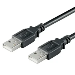 USB-A-kabel hane till hane 1,8m