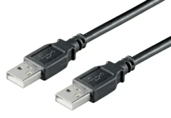 USB-A-kabel hane till hane 1,8m