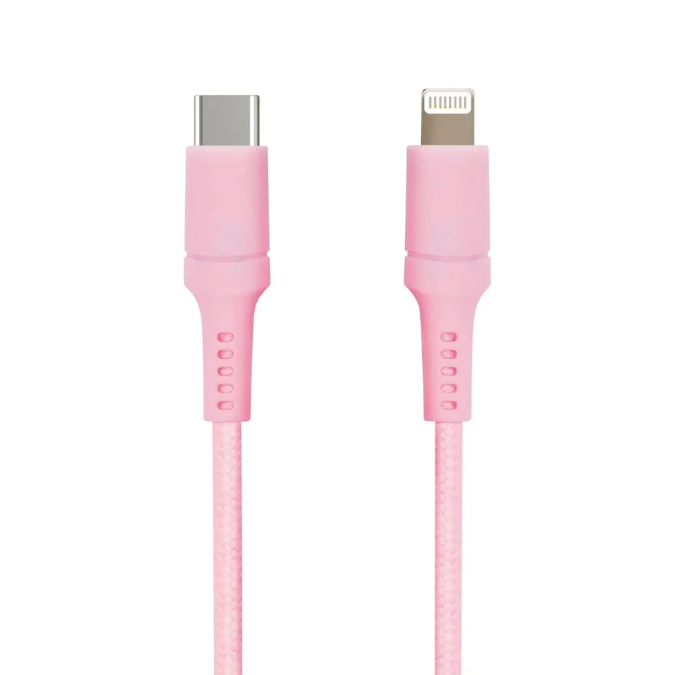 USB-C till Lightning 0.5 m Rosa