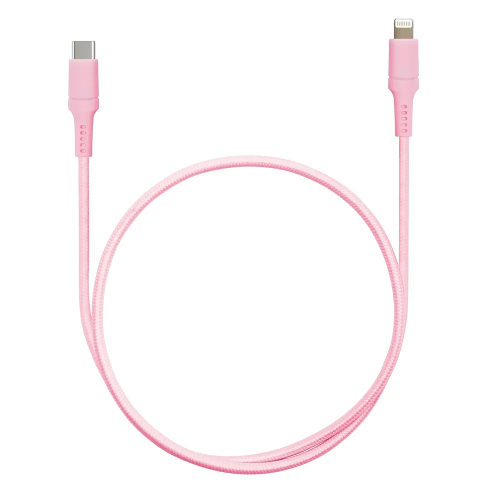 USB-C till Lightning 0.5 m Rosa