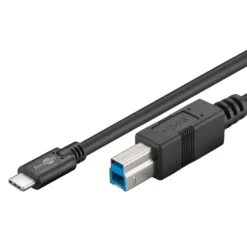 USB-C till USB-B 3.0-kabel 1 m