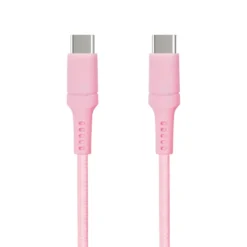 USB-C till USB-C 0,5 m Rosa