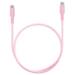 USB-C till USB-C 0,5 m Rosa