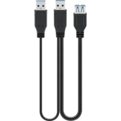 USB 5 Gb/s-adapter med extra ström-matning