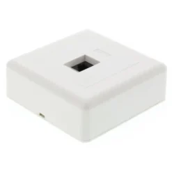 Utanpåliggande UTP-nätverksuttag Cat. 6 1-port