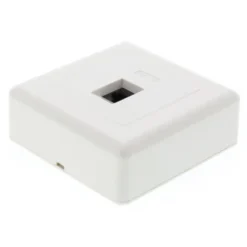 Utanpåliggande UTP-nätverksuttag Cat. 6 1-port