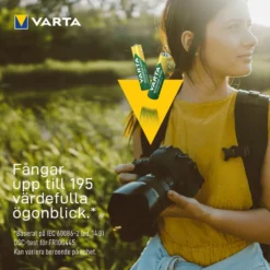 Varta Laddningsbara AAA-batterier 1000 mAh 4-pack