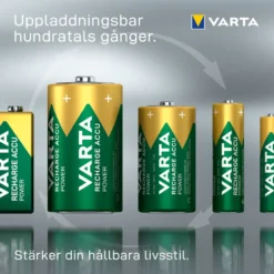 Varta Laddningsbara AAA-batterier 1000 mAh 4-pack