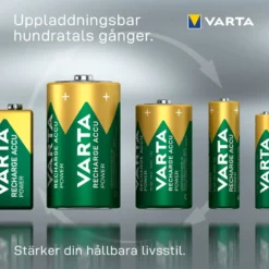 Varta Laddningsbara AA-batterier 2600 mAh 4-pack