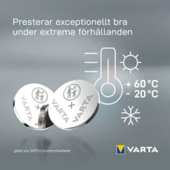 Varta Litiumbatteri CR2025 2-pack