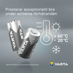 Varta Litiumbatteri 223/CR-P2 1-pack