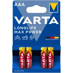 Varta Longlife Max Power AAA-batterier 4-pack