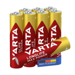 Varta Longlife Max Power AAA-batterier 8-pack