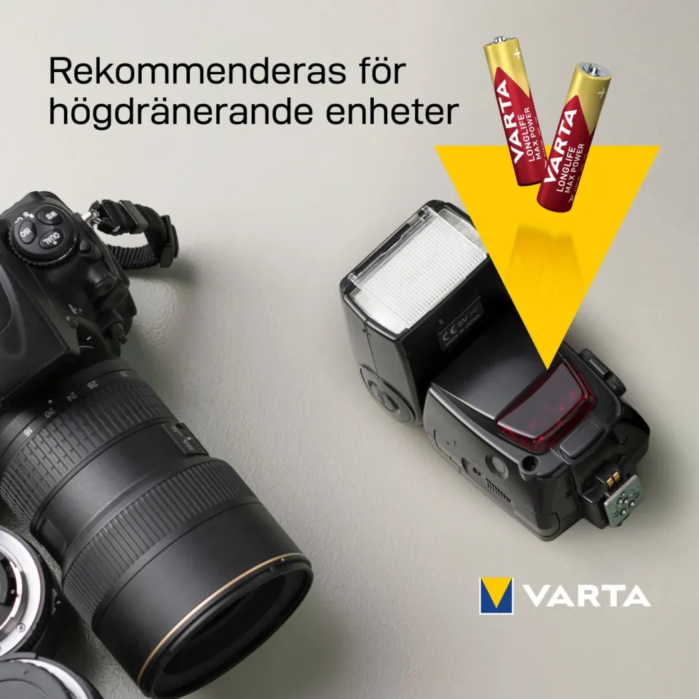 Varta Longlife Max Power AAA-batterier 8-pack