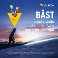 Varta Longlife Max Power AAA-batterier 8-pack
