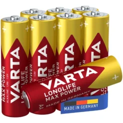 Varta Longlife Max Power AA-batterier 8-pack