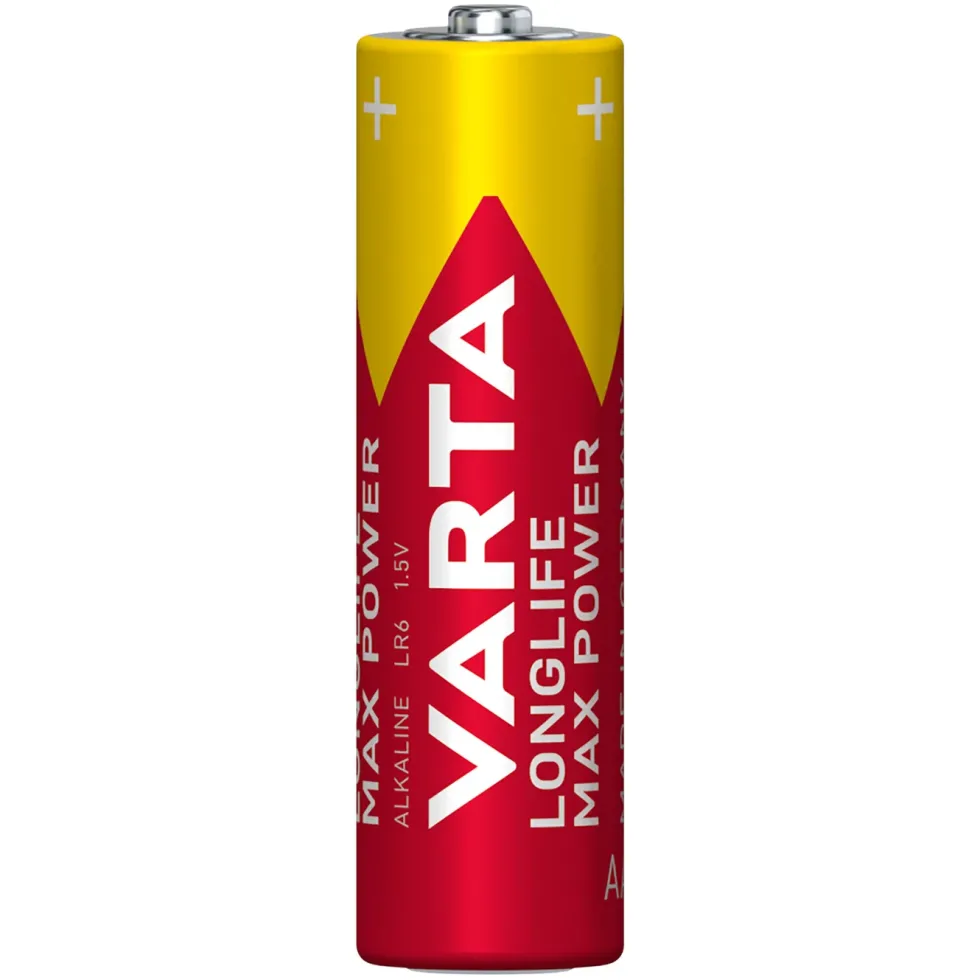 Varta Longlife Max Power AA-batterier 8-pack