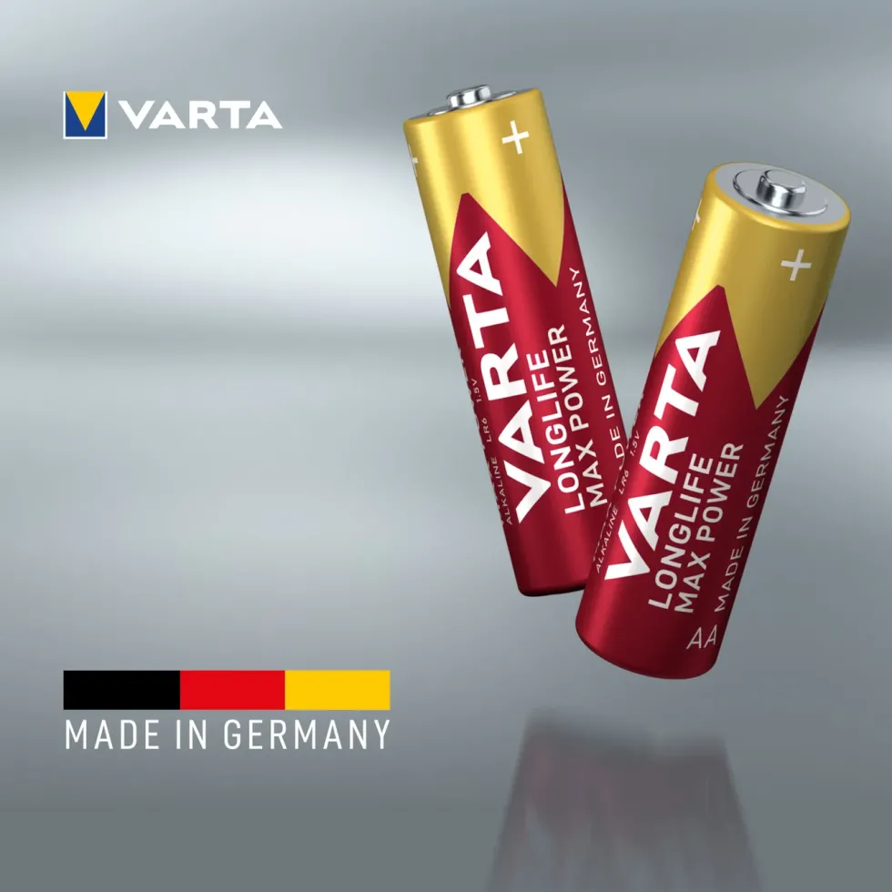Varta Longlife Max Power AA-batterier 8-pack